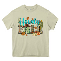 Mossy Western howdy Fall Heavy Core Tee - NancyCooperArtShop