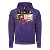 Cloud Purple baseball vibes Vintage Hoodie - FaDigitalArtStudio