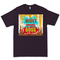 Plum wifey mama boss Premium Tee - TumblerDesignByShophia