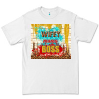 White wifey mama boss Premium Tee - TumblerDesignByShophia
