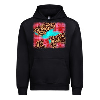 Black valentine's day leopard background Urban Hoodie - JahusDesignShop