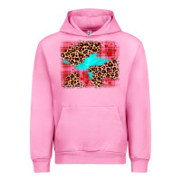 Fuchsia Pink valentine's day leopard background Urban Hoodie - JahusDesignShop
