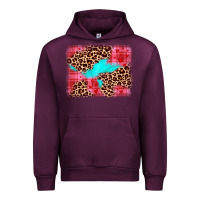 Mauve Wine valentine's day leopard background Urban Hoodie - JahusDesignShop