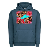 Pigment Midnight Navy valentine's day leopard background Urban Hoodie - JahusDesignShop