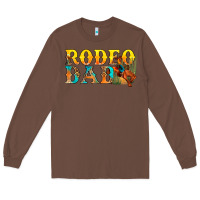 Chestnut Western Rodeo Dad Long Sleeve Tee - BundleAndBundleShop
