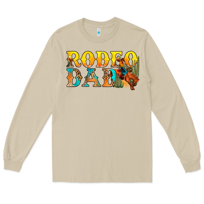 Western Rodeo Dad Long Sleeve Tee by BundleAndBundleShop | Teevron