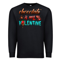 Black chocolate is my valentine Premium Sweatshirt - AdoDesignShop