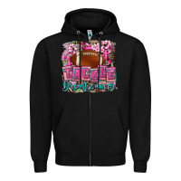 Black tackle breast cancer Zipper Hoodie - AdoDesignShop