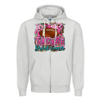Dove Grey tackle breast cancer Zipper Hoodie - AdoDesignShop