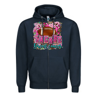 Navy tackle breast cancer Zipper Hoodie - AdoDesignShop