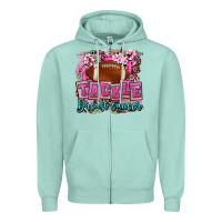 Seafoam tackle breast cancer Zipper Hoodie - AdoDesignShop