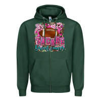 Sports Green tackle breast cancer Zipper Hoodie - AdoDesignShop