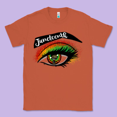 Juneteenth Eyelash Cowgirl Classic Tee Designed By Cowgirlartshop