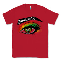 Red juneteenth eyelash cowgirl Classic Tee - CowGirlArtShop