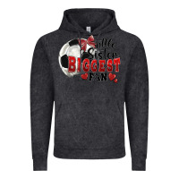 Vintage Black little sister biggest fan soccer Vintage Hoodie - FaDigitalArtStudio