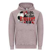 Vintage Zinc little sister biggest fan soccer Vintage Hoodie - FaDigitalArtStudio