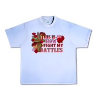 Grape Ice This is how i fight my battles Valentine's Day Urban Heavy Tee - FaDigitalArtStudio