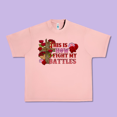 This Is How I Fight My Battles Valentine's Day Urban Heavy Tee Designed By Fadigitalartstudio