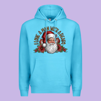 I Love A Man With A Bearo Premium Hoodie Designed By Cowhidedigitalart