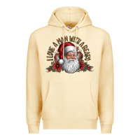 Pina Colada i love a man with a bearo Premium Hoodie - CowhideDigitalArt