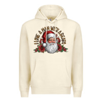 Sandshell i love a man with a bearo Premium Hoodie - CowhideDigitalArt