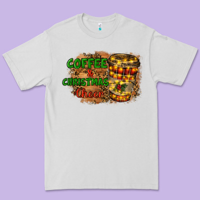 Coffee And Christmas Cheer Premium Tee Designed By Ranaportraitstore
