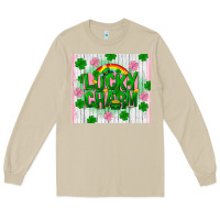 Mushroom lucky charm st patricks Long Sleeve Tee - FaDigitalArtStudio