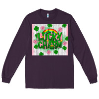 Plum lucky charm st patricks Long Sleeve Tee - FaDigitalArtStudio