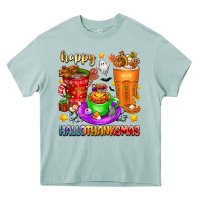 Arona Happy Hallothanksmas coffee cups Heavy Core Tee - texasbilliewilder