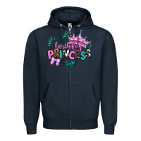 Navy birthday princess Zipper Hoodie - AdoDesignShop