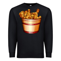 Black nugget and nuggets basket Premium Sweatshirt - AdoDesignShop