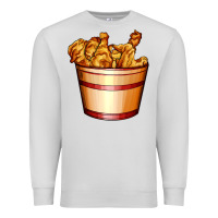 Dove Grey nugget and nuggets basket Premium Sweatshirt - AdoDesignShop