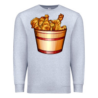 Heather Grey nugget and nuggets basket Premium Sweatshirt - AdoDesignShop