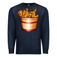 Navy nugget and nuggets basket Premium Sweatshirt - AdoDesignShop