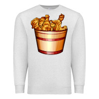 Oatmeal Heather nugget and nuggets basket Premium Sweatshirt - AdoDesignShop