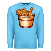 Ocean Blue nugget and nuggets basket Premium Sweatshirt - AdoDesignShop