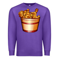 Purple nugget and nuggets basket Premium Sweatshirt - AdoDesignShop