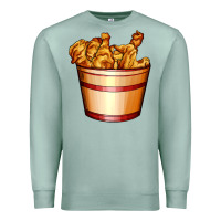 Seafoam nugget and nuggets basket Premium Sweatshirt - AdoDesignShop