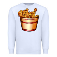 White nugget and nuggets basket Premium Sweatshirt - AdoDesignShop
