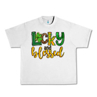 Lunar Rock St. Patrick's Lucky and blessed Urban Heavy Tee - OliviaCreatesArt