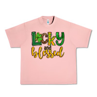 Salmon St. Patrick's Lucky and blessed Urban Heavy Tee - OliviaCreatesArt
