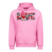 Fuchsia Pink gnome love Urban Hoodie - JahusDesignShop