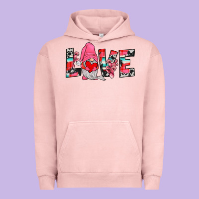Gnome Love Urban Hoodie Designed By Jahusdesignshop