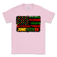 Bubblegum Pink juneteenth american flag Classic Tee - CowGirlArtShop