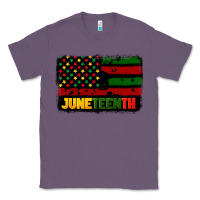 Lavender juneteenth american flag Classic Tee - CowGirlArtShop