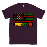 Plum juneteenth american flag Classic Tee - CowGirlArtShop