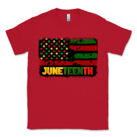 Red juneteenth american flag Classic Tee - CowGirlArtShop