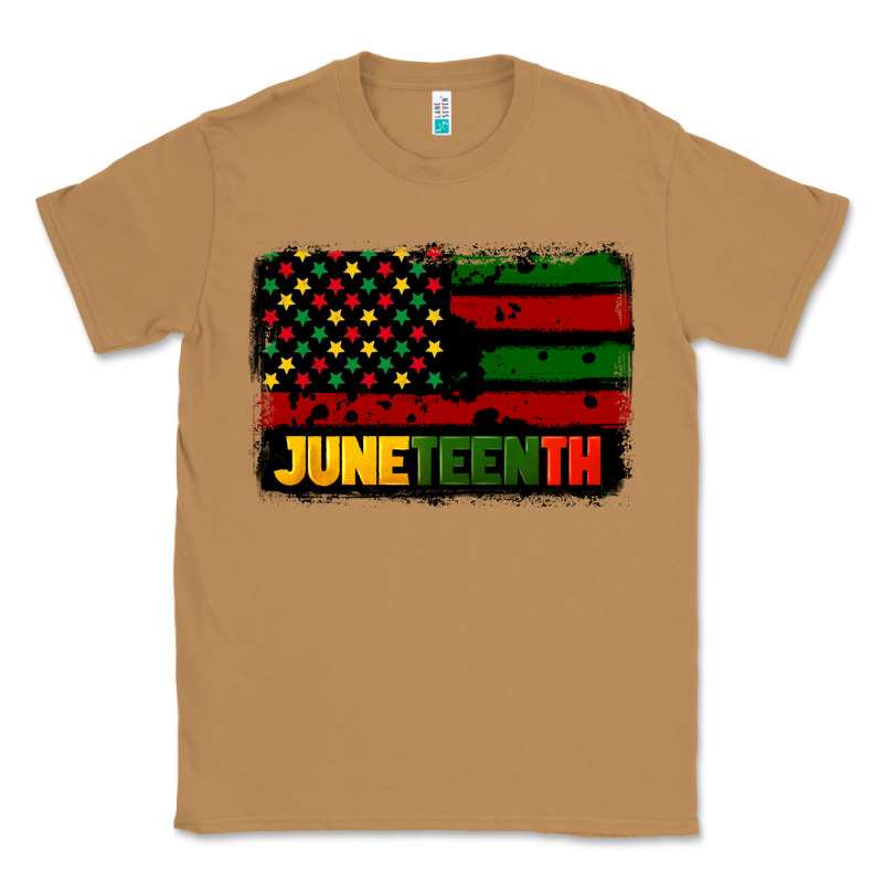 Juneteenth American Flag Classic Tee by CowGirlArtShop | Teevron