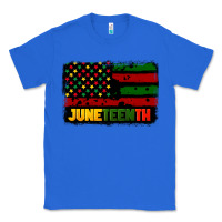 True Royal juneteenth american flag Classic Tee - CowGirlArtShop