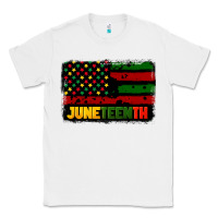 White juneteenth american flag Classic Tee - CowGirlArtShop